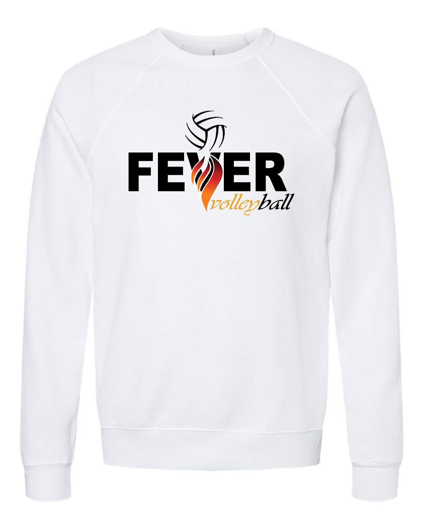 Fever Volleyball Bella Canvas Crew Neck Fleece