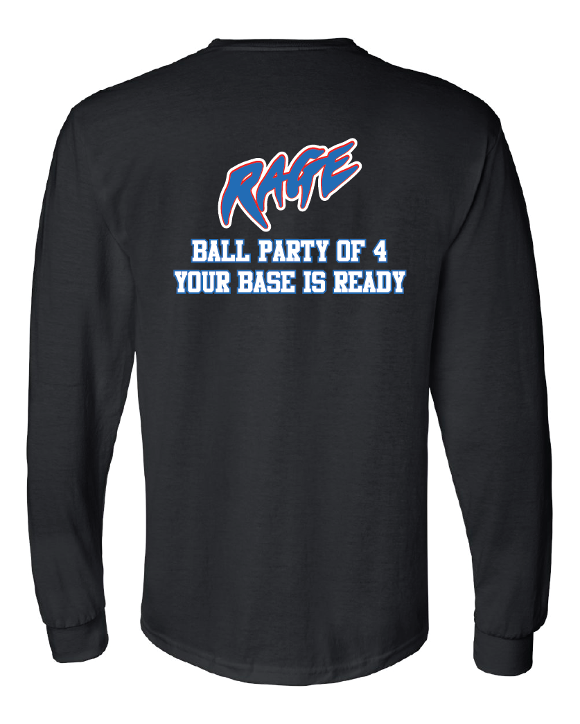 Rage Softball 3 Balls Long Sleeve Shirt 50/50