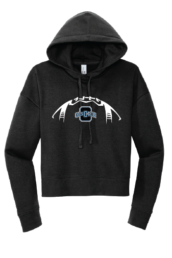 Cascade Football Crop Hoodie