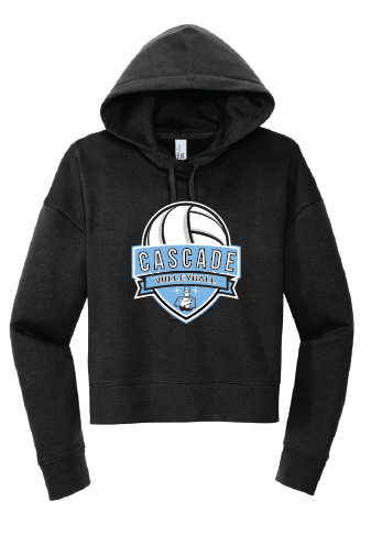 Cascade Volleyball Crop Hoodie
