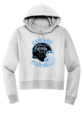 Cascade Football Crop Hoodie