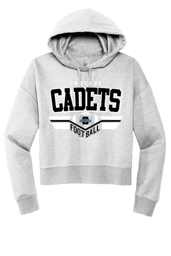 Cascade Football Crop Hoodie