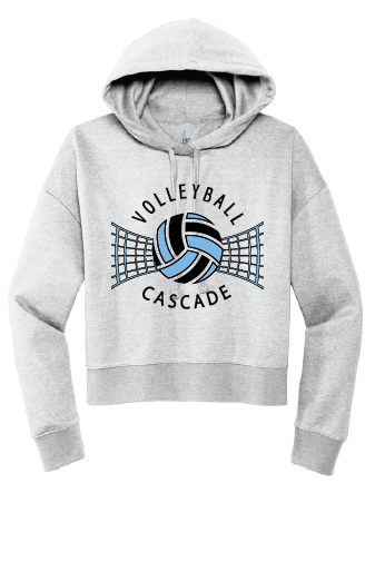 Cascade Volleyball Crop Hoodie