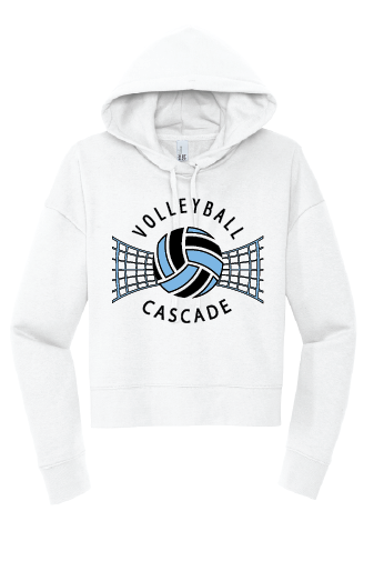Cascade Volleyball Crop Hoodie