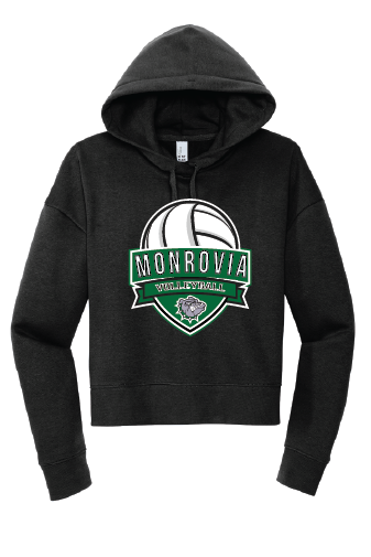 Monrovia Volleyball Crop Hoodie