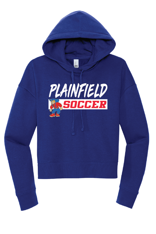 Plainfield Soccer Crop Hoodie