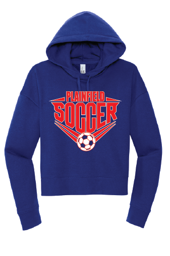 Plainfield Soccer Crop Hoodie