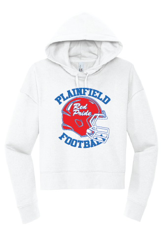 Plainfield Football Crop Hoodie