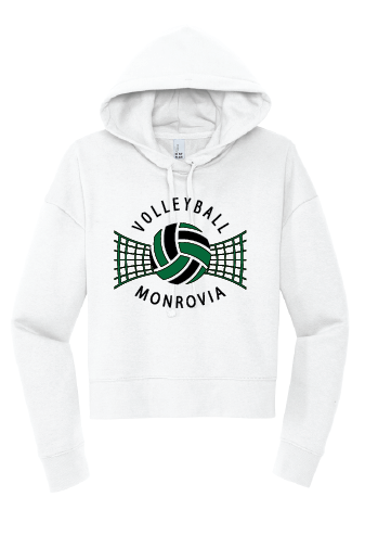 Monrovia Volleyball Crop Hoodie