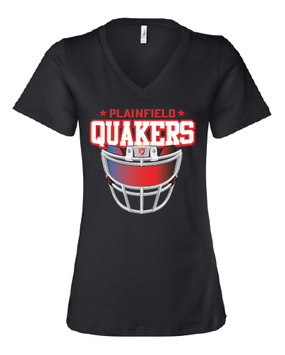 Plainfield Football Women’s Relaxed V-Neck Tee