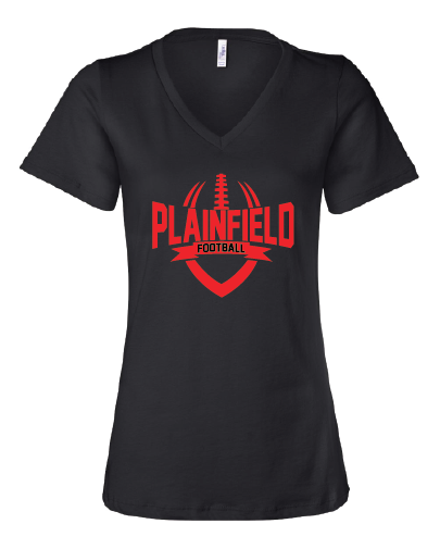 Plainfield Football Women’s Relaxed V-Neck Tee