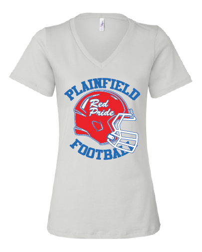 Plainfield Football Women’s Relaxed V-Neck Tee