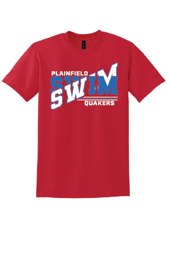 Plainfield Swimming 50/50 TShirt