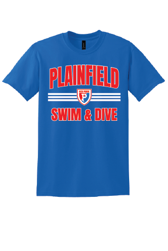 Plainfield Swim and Dive 50/50 TShirt