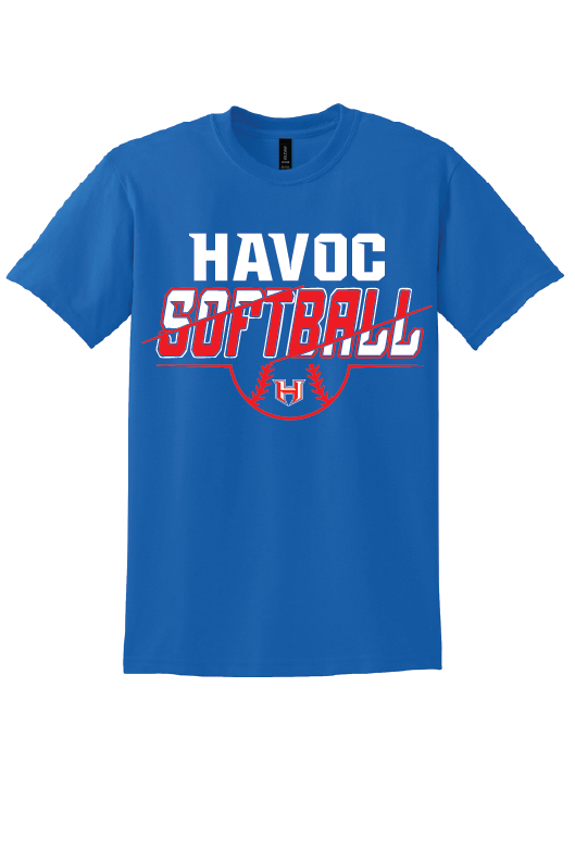 Havoc Softball 50/50 TShirt