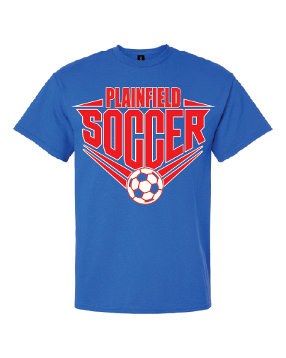 Plainfield Soccer 50/50 TShirt