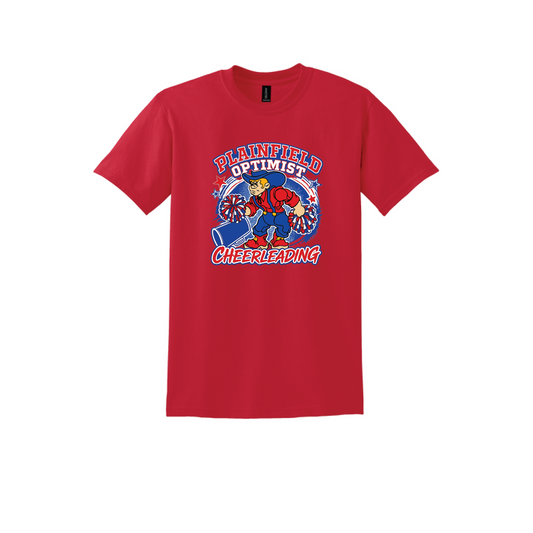 Plainfield Optimist Cheer 50/50 TShirt
