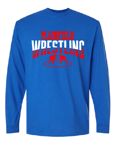 Plainfield Wrestling Long Sleeve 50/50
