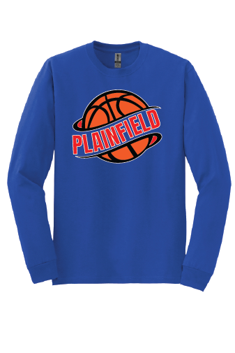 Plainfield Basketball Long Sleeve 50/50