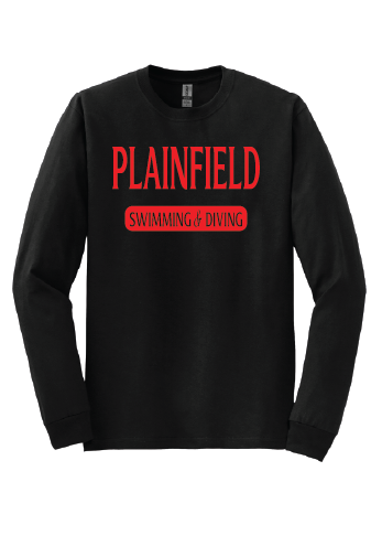 Plainfield Swim and Dive Long Sleeve 50/50