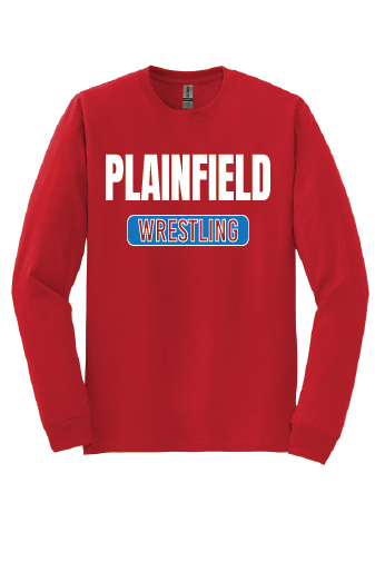 Plainfield Wrestling Long Sleeve 50/50