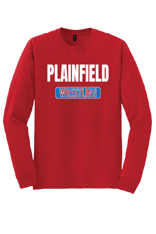 Plainfield Wrestling Long Sleeve 50/50