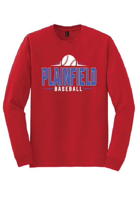 Plainfield Baseball Long Sleeve 50/50