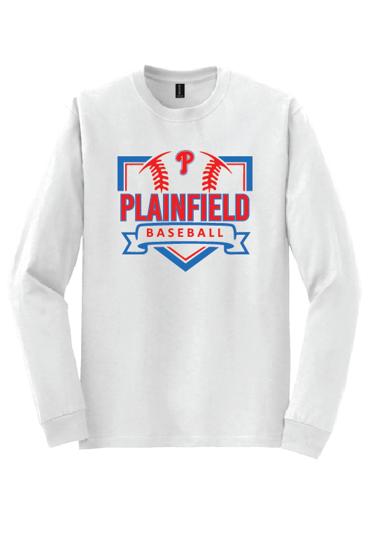 Plainfield Baseball Long Sleeve 50/50