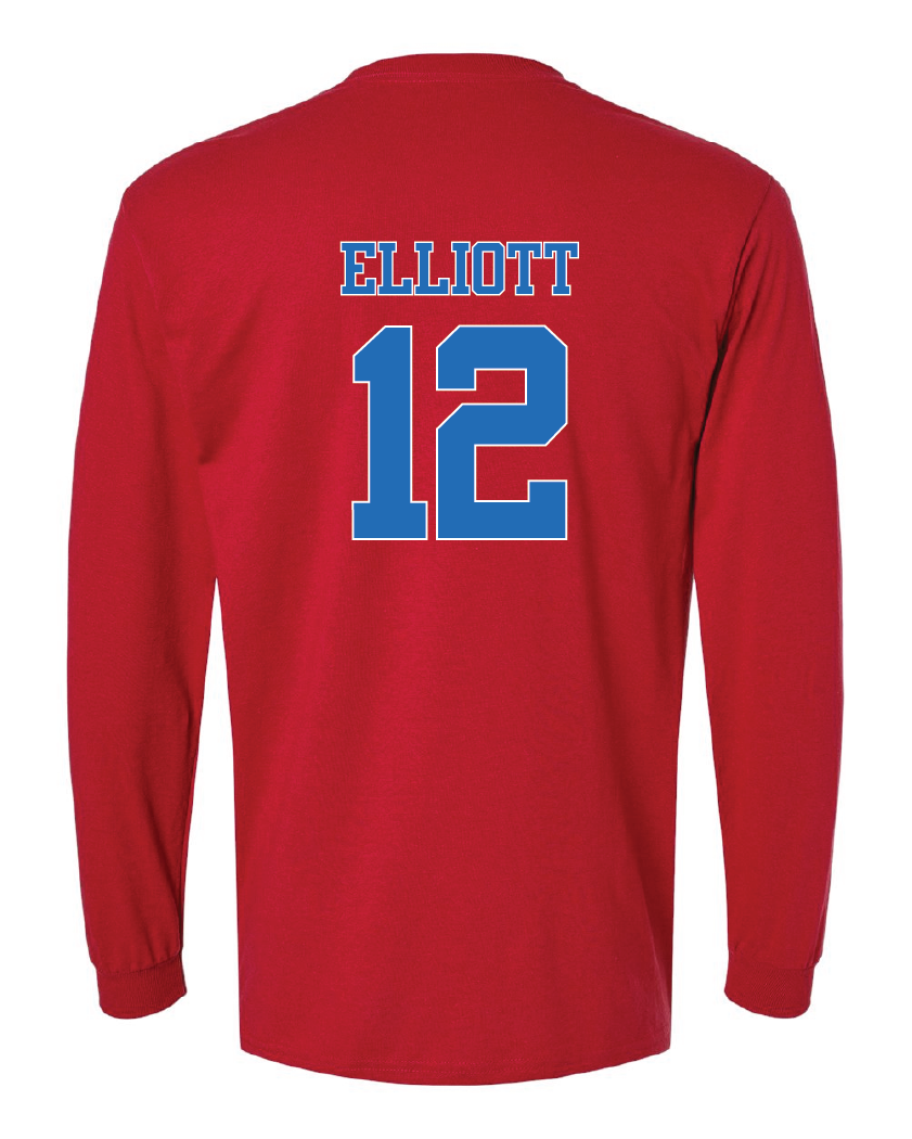 Plainfield Red Pride Football All Stars Long Sleeve Shirt
