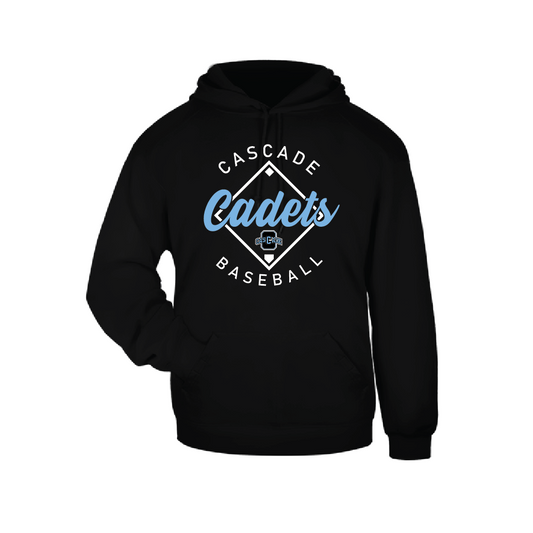 Cascade Baseball Fleece Hoodie (Youth and Adult)