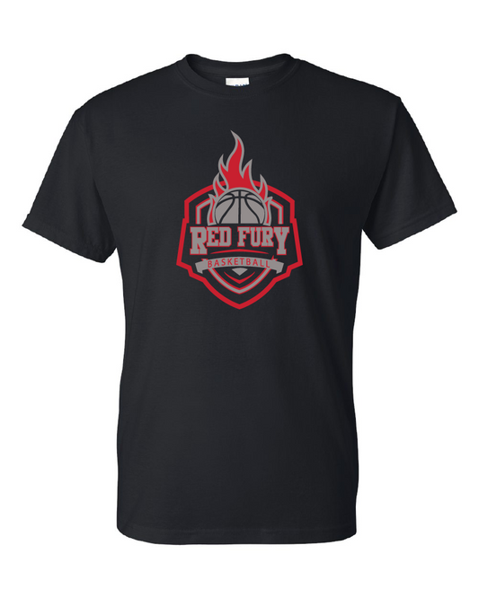 Red Fury Basketball 50/50 TShirt