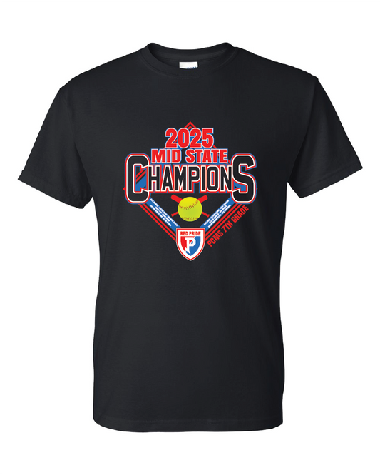 PCMS 2025 7th Grade Mid State Champions