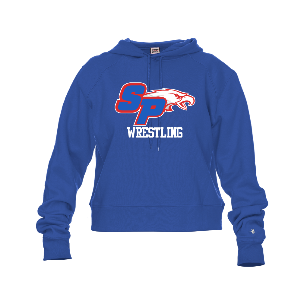 South Putnam Wrestling Women's Crop Hooded Sweatshirt
