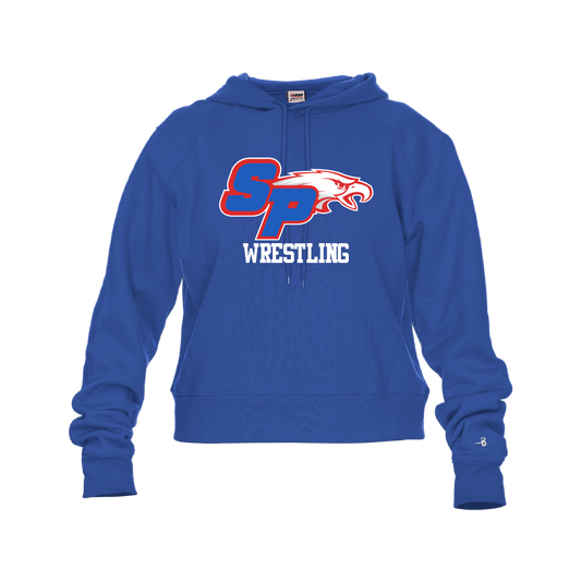 South Putnam Wrestling Women's Crop Hooded Sweatshirt