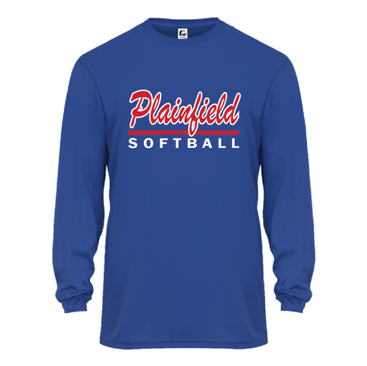 Plainfield Softball Long Sleeve Shirt Youth and Adult