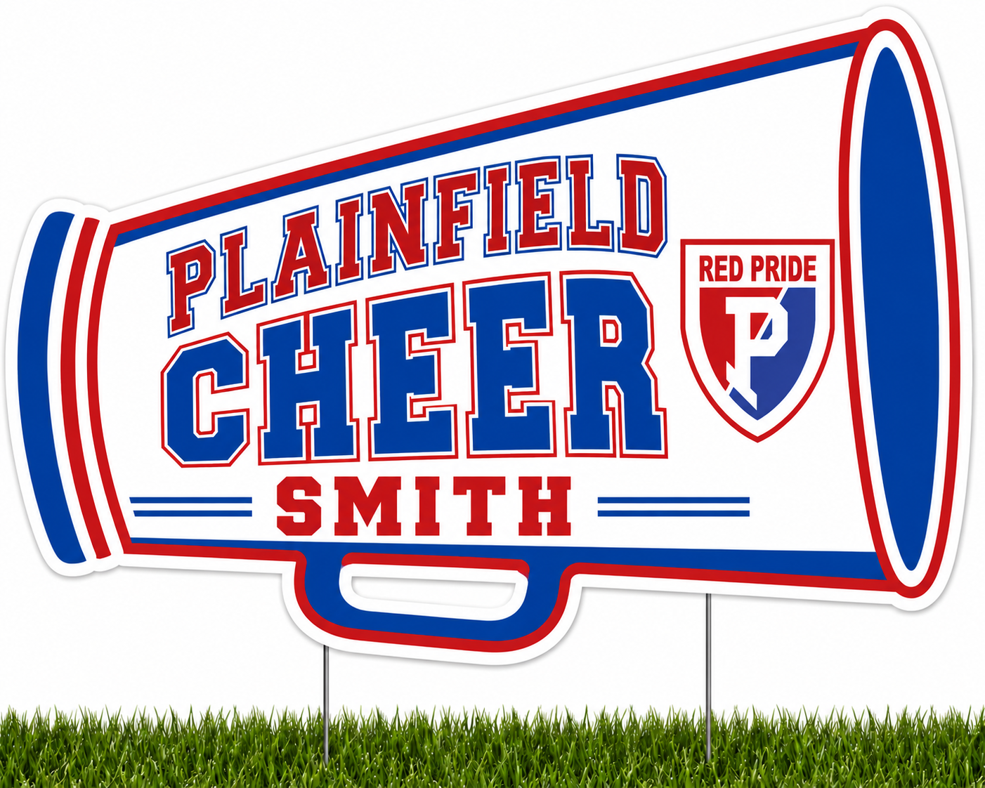 Plainfield High School Cheerleading yard Sign