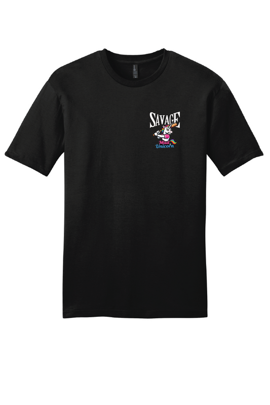 Mad Unicorn Savage TShirt Front Only (Pick Design)