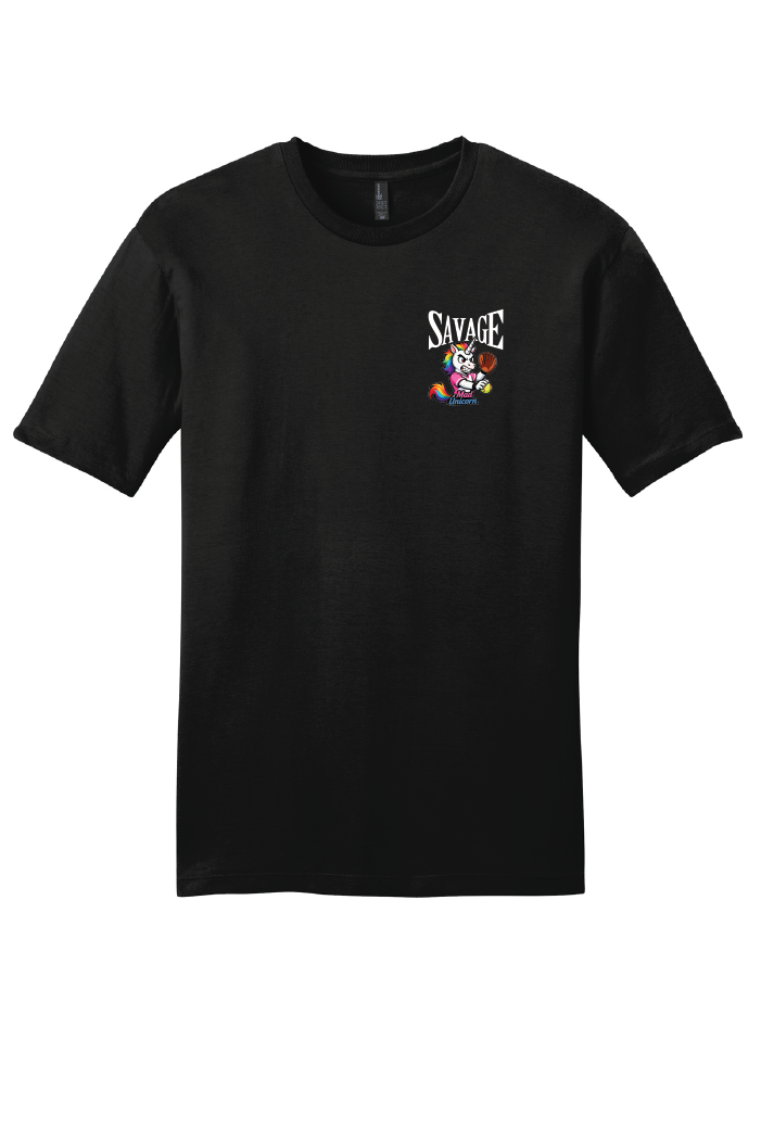Mad Unicorn Savage TShirt Front Only (Pick Design)