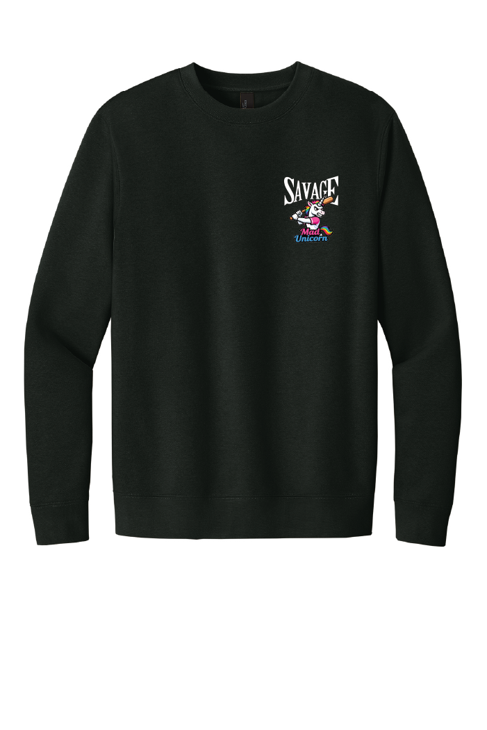 Mad Unicorn Savage Front Only Crew Neck (Pick Design)