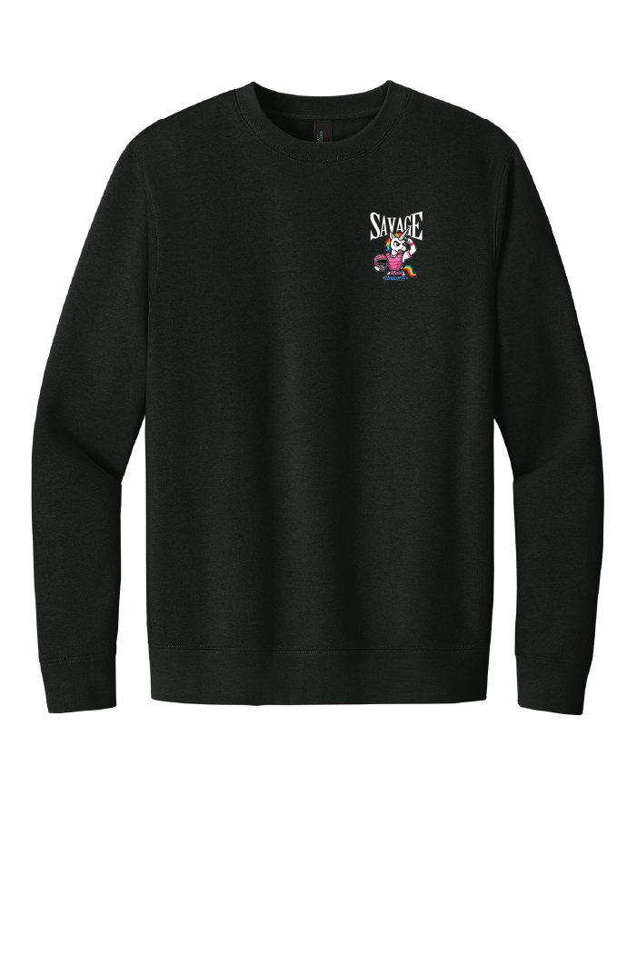 Mad Unicorn Savage Front Only Crew Neck (Pick Design)