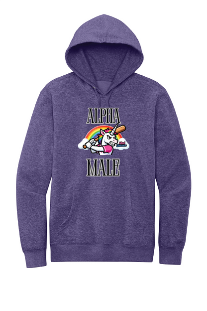 Mad Unicorn Alpa Male (Pissed and Magical Back) Hoodie