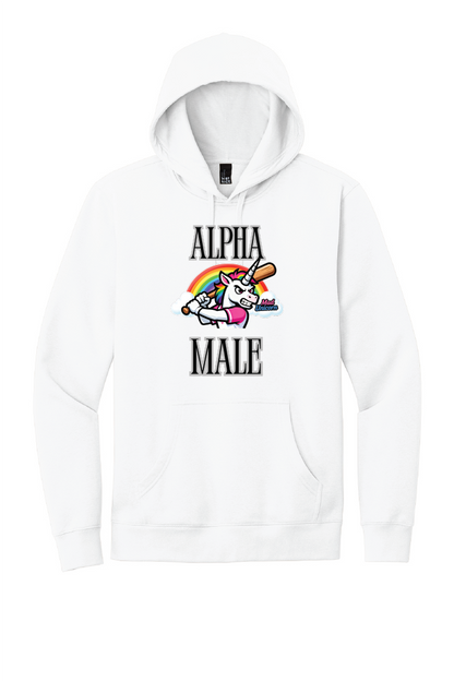 Mad Unicorn Alpa Male (Pissed and Magical Back) Hoodie