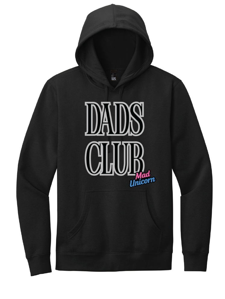 Mad Unicorn Dads Club (Pissed and Magical Back) Hoodie