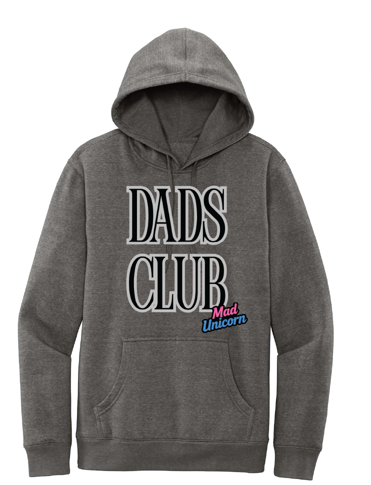 Mad Unicorn Dads Club (Pissed and Magical Back) Hoodie
