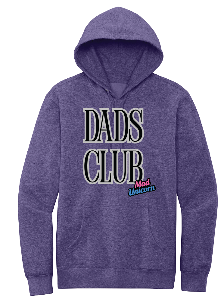 Mad Unicorn Dads Club (Pissed and Magical Back) Hoodie