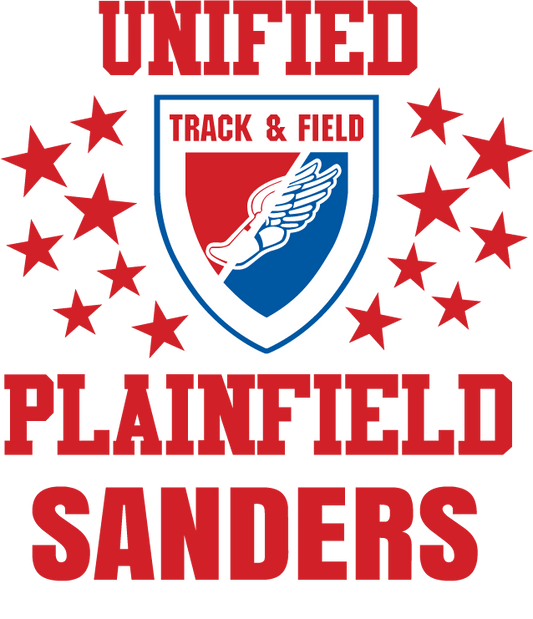 Plainfield Unified Track and Field Car Decal