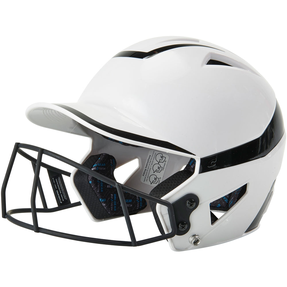Champro Softball 2 Tone Batting Helmet with Facemask