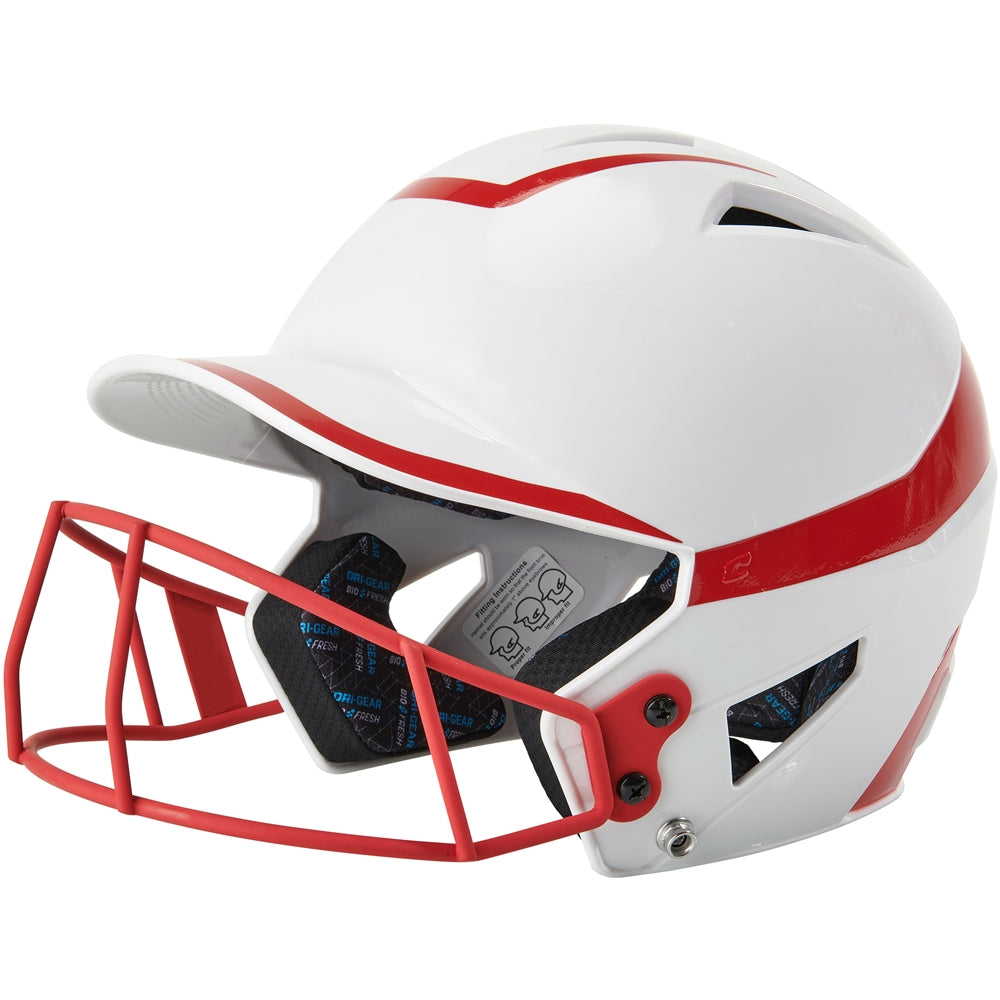 Champro Softball 2 Tone Batting Helmet with Facemask
