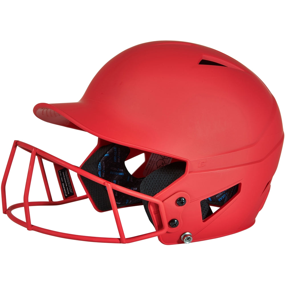 Champro Softball Matt Batting Helmet with Facemask