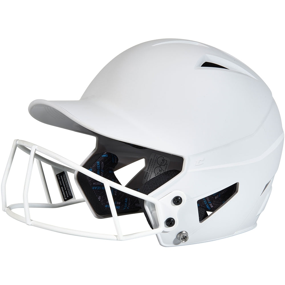 Champro Softball Matt Batting Helmet with Facemask
